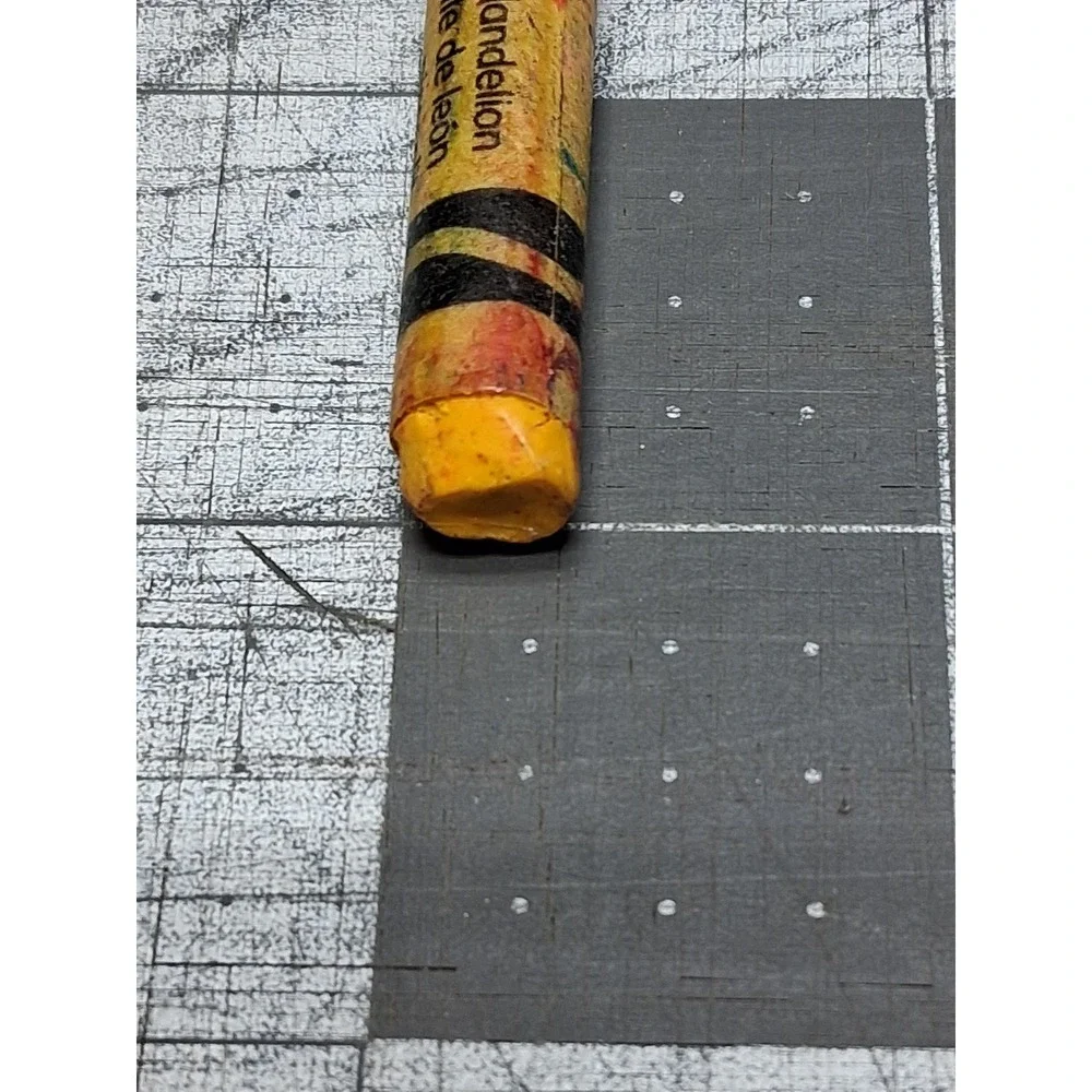 Crayola Crayon Dandelion Yellow Retired Color Loose Single Wax Art Supply Read